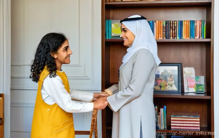 가사도우미로서 커뮤니케이션 스킬 향상 방법 - **Prompt 1: Clear Communication and Respectful Interaction in a Modern Arab Home**
    "A candid, su...